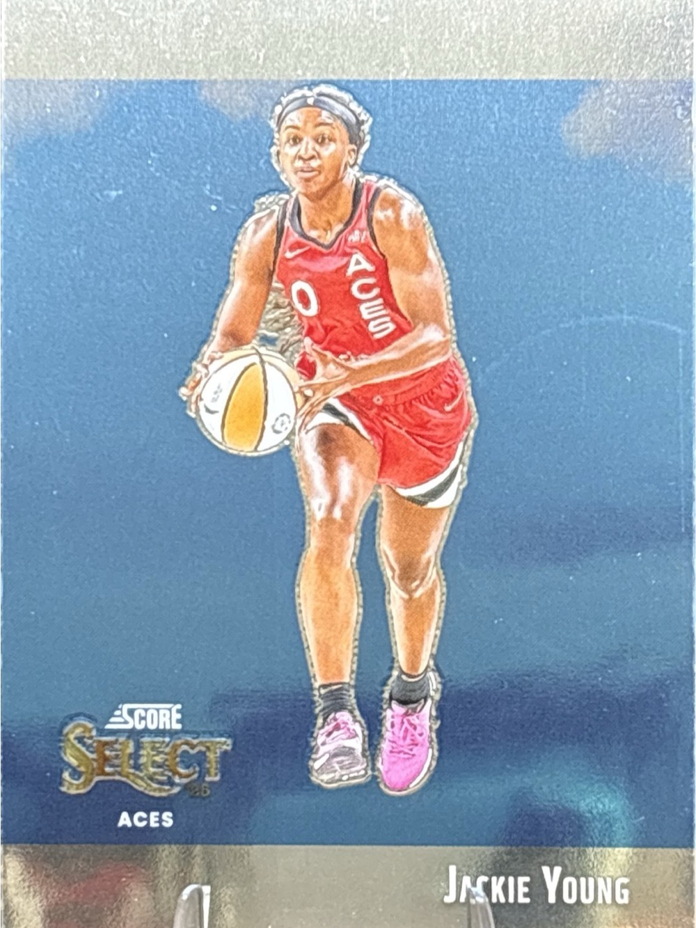 Panini Select Jackie Young Basketball Trading Card - Aces